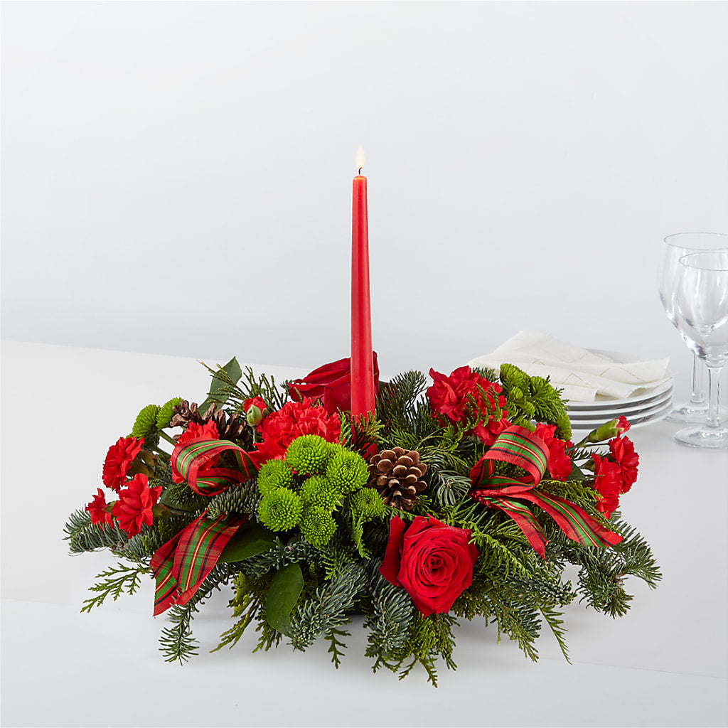 By the Candlelight Centerpiece – Floristo Bermeo Ii, Big Lake MN