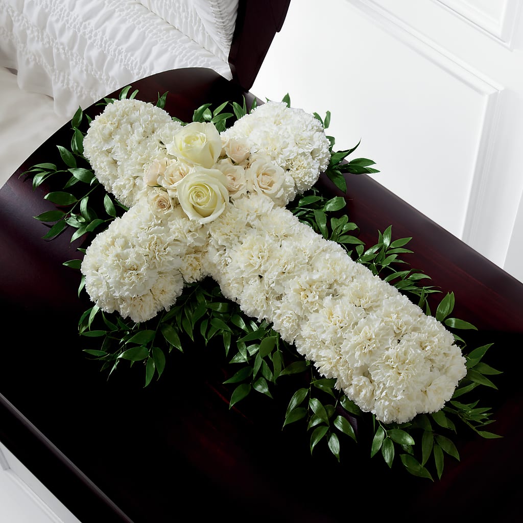 Peaceful Memories Casket Spray (Standard) – Floristo Bermeo Ii, Big Lake MN