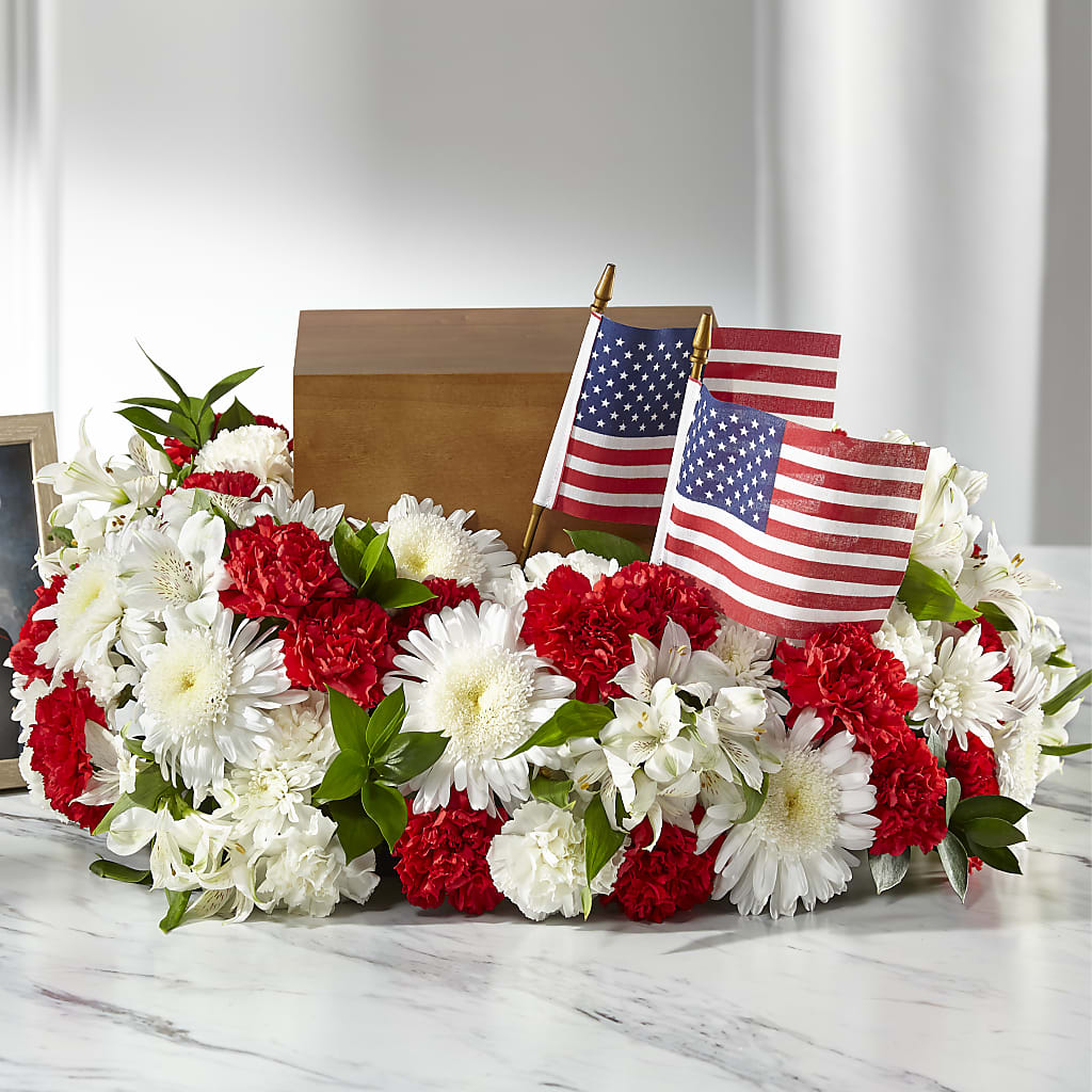 Spirit of Patriotism Cremation Adornment – Floristo Bermeo Ii, Big Lake MN