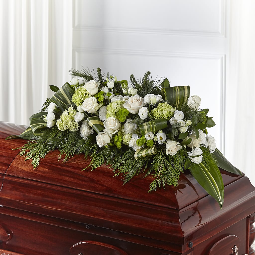 Hopeful Gesture Casket Spray – Floristo Bermeo Ii, Big Lake MN