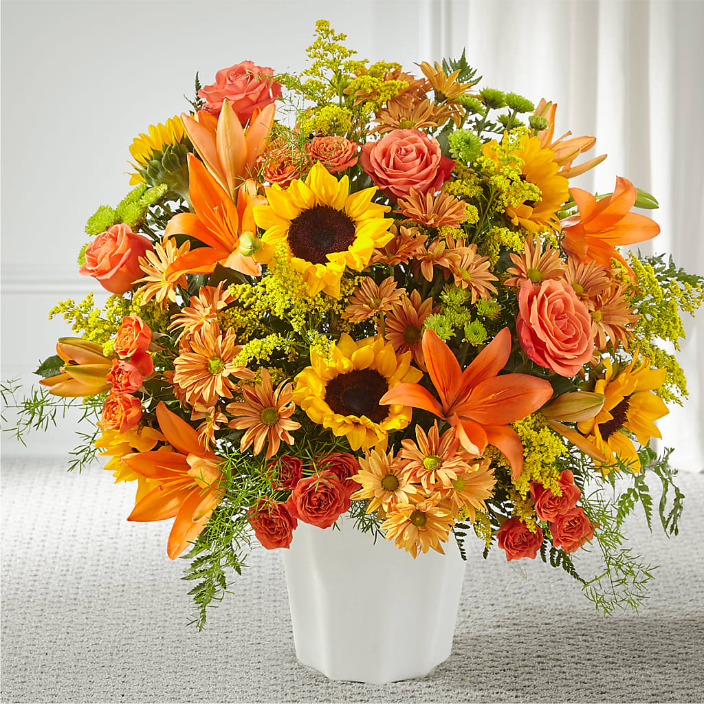 Harvest Thoughts Floor Basket – Floristo Bermeo Ii, Big Lake MN