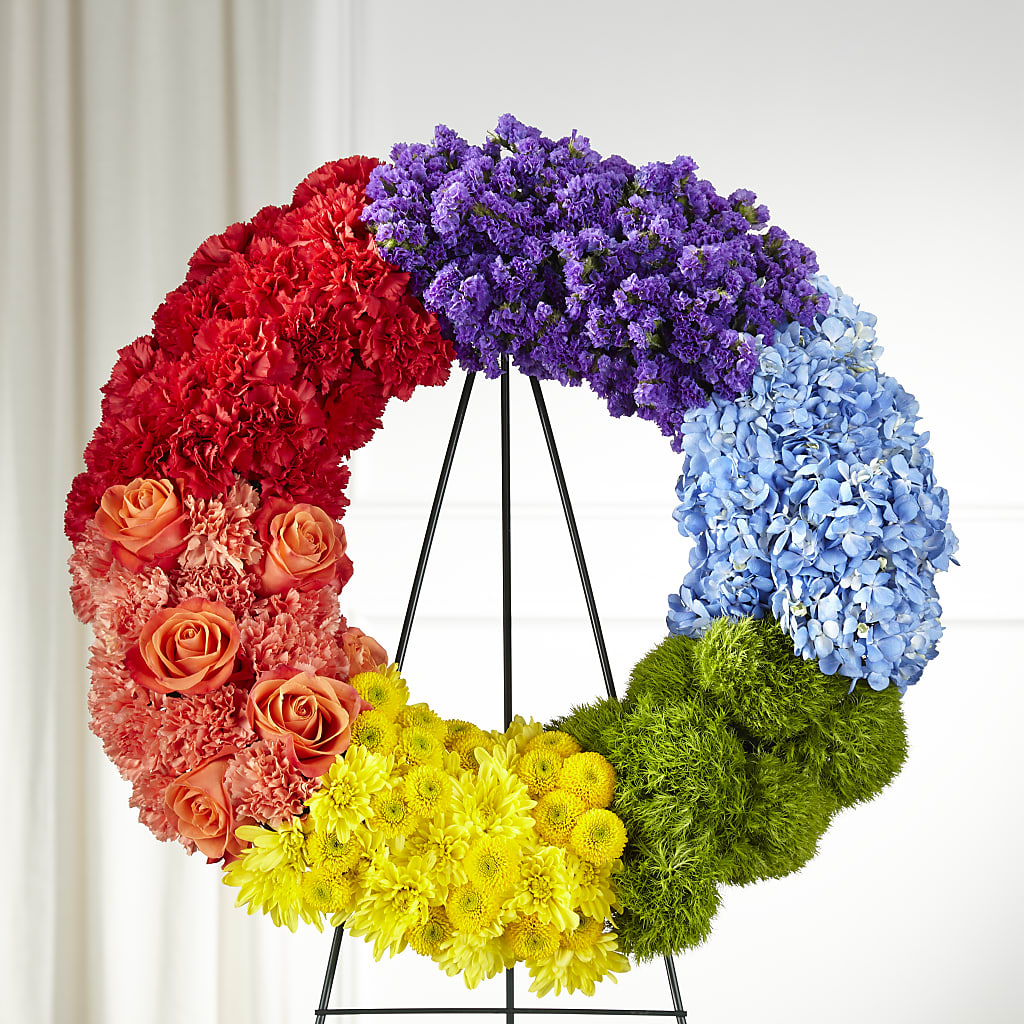 Circle of Love Wreath – Floristo Bermeo Ii, Big Lake MN