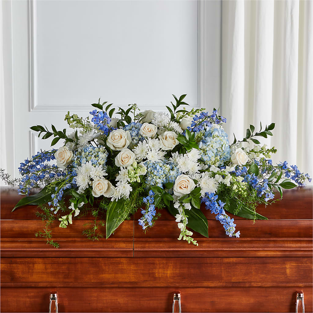 Timeless Essence Casket Spray – Floristo Bermeo Ii, Big Lake MN