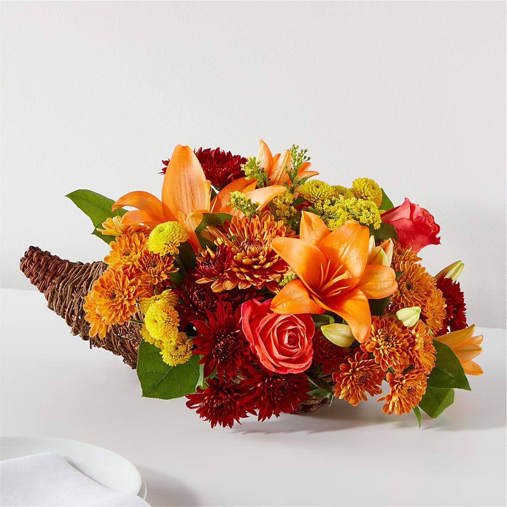 Bouquet of Blessings Cornucopia – Floristo Bermeo Ii, Big Lake MN
