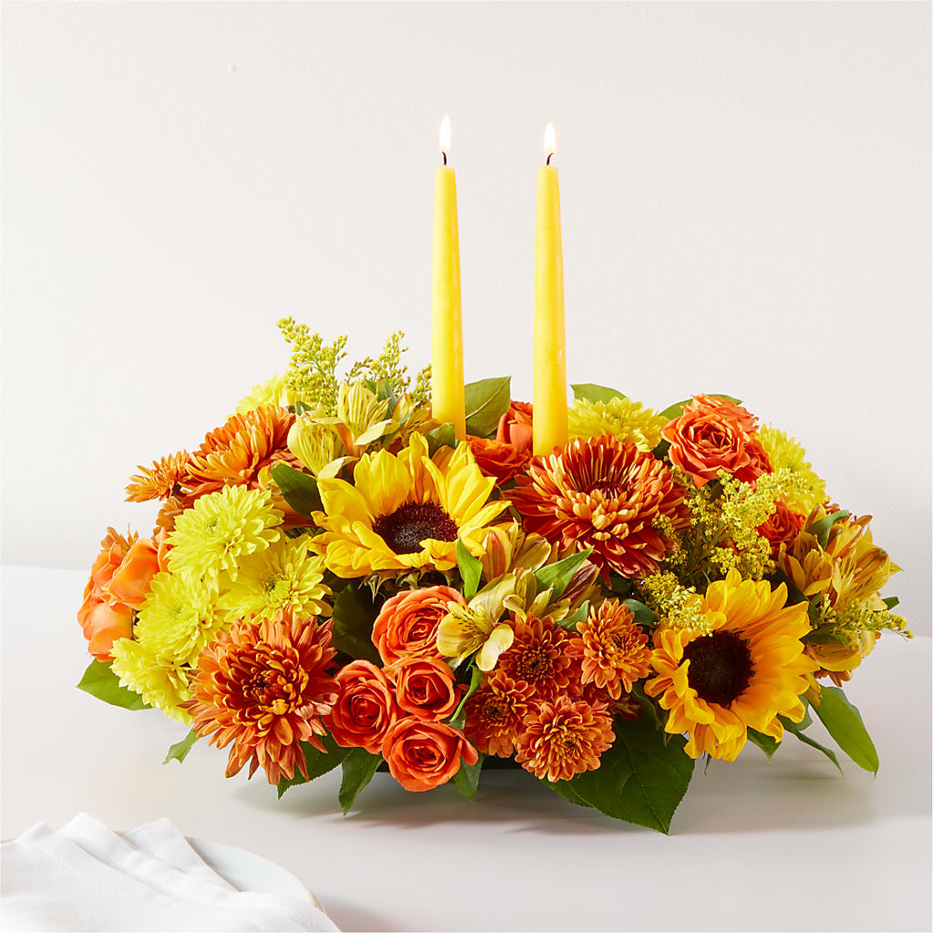 Autumn Harmony Centerpiece – Floristo Bermeo Ii, Big Lake MN
