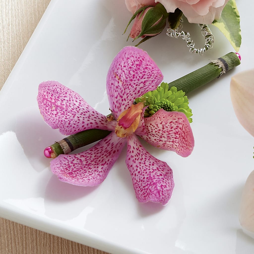 Pink Mokara Boutonniere – Floristo Bermeo Ii, Big Lake MN
