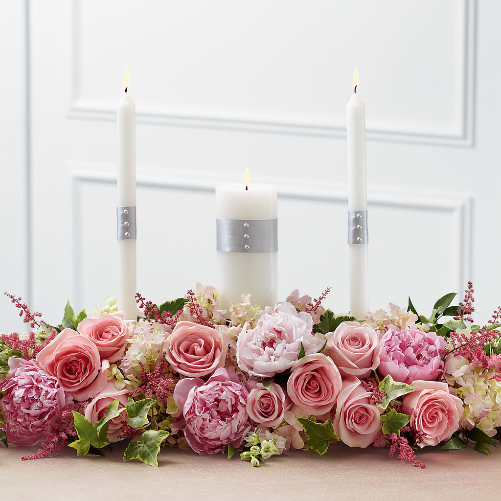 Worldwide Romance Unity Candle Arrangement – Floristo Bermeo Ii, Big Lake MN