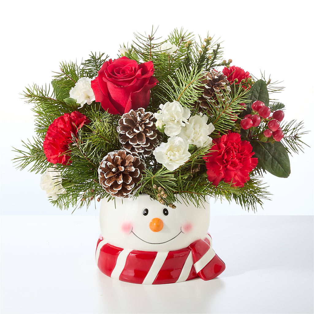 Jolly Snowman Bouquet –  Floristo Bermeo Ii, Big Lake MN