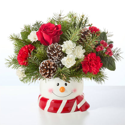 Jolly Snowman Bouquet –  Floristo Bermeo Ii, Big Lake MN