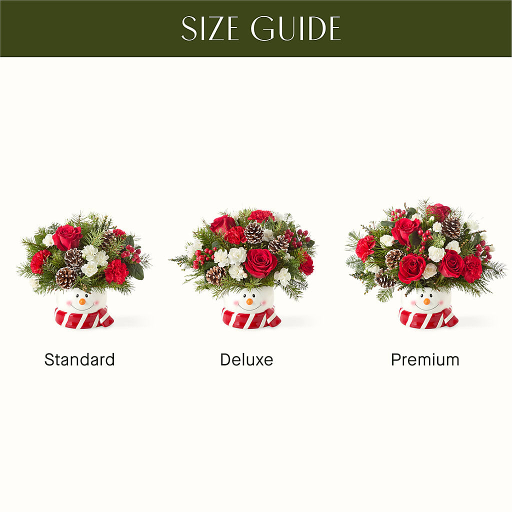 Jolly Snowman Bouquet –  Floristo Bermeo Ii, Big Lake MN