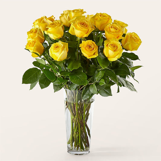 Long Stem Yellow Rose Bouquet –  Floristo Bermeo Ii, Big Lake MN
