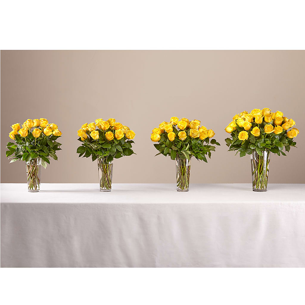 Long Stem Yellow Rose Bouquet –  Floristo Bermeo Ii, Big Lake MN