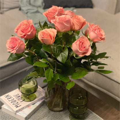 Long Stem Pink Rose Bouquet –  Floristo Bermeo Ii, Big Lake MN