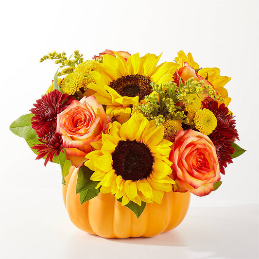 Golden Gourd Pumpkin Bouquet –  Floristo Bermeo Ii, Big Lake MN