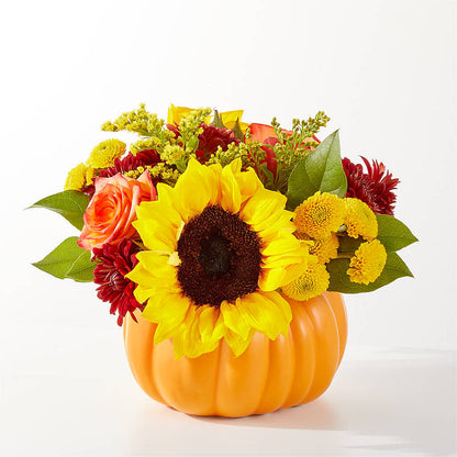 Golden Gourd Pumpkin Bouquet –  Floristo Bermeo Ii, Big Lake MN