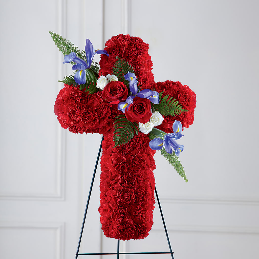 Faithful Hero Floral Cross –  Floristo Bermeo Ii, Big Lake MN