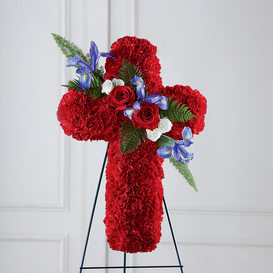 Faithful Hero Floral Cross –  Floristo Bermeo Ii, Big Lake MN