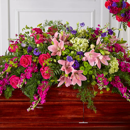 Radiant Tribute Casket Spray –  Floristo Bermeo Ii, Big Lake MN