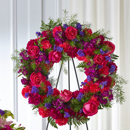 Calming Colors Wreath –  Floristo Bermeo Ii, Big Lake MN