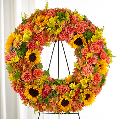 Autumnal Memories Wreath (Standard) –  Floristo Bermeo Ii, Big Lake MN