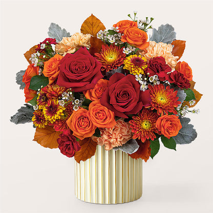 Merlot Bouquet with Ivory Vase –  Floristo Bermeo Ii, Big Lake MN