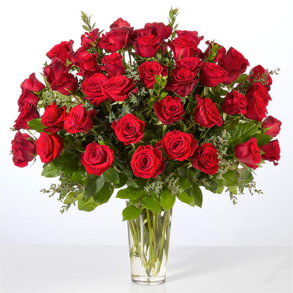 Forever Yours Fifty Stem Red Rose Bouquet –  Floristo Bermeo Ii, Big Lake MN